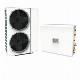 Household Home Use DC Inverter Heat Pump Heater for Floor Heating, Cooling and Hot Water