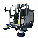 Industrial Electric All Closed Cab Floor Sweeper Driving Type Road Sweeper Street Cleaning Machine manufacturer