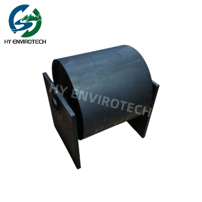 8-5/8"X 10" Ground Roller with 8"X 6" Bracket Used on Roll off Container From Hy Envirotech