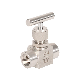  Stainless Steel SS316 1 Inch NPT or BSPT Female Thread Integral Forged Needle Valve 6000psi