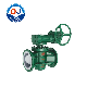 Factory Price Fluorine Lined Flange Connection Manual Plug Valve