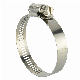 OEM Carbon Steel High-Efficiency Inexpensive Top-Level Miniature Worm Gear Hose Clamp on Mining Machinery