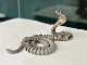 3D Printed Titanium Alloy Mechanical Snake Ornaments