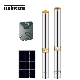 4dic DC Brushless Permanent Magnet Solar Submeersible Borehole Water Pump