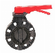 National Standard Flange Plastic Water Ball Types 6" Type PVC Butterfly Valve