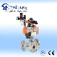 3PC Stainless Steel Flanged Ball Valve with Electric Actuator