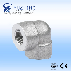 Forged Stainless Steel Pipe Fittings High Pressure 3000psi 90degree Elbow with NPT Thread