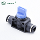 Hvff Series Pneumatic Components Flow Control Hand Valve Fitting