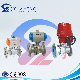  Stainless Steel Ball Valve with Pneumatic Actuator 2PC Ball Valve with Flanged Type