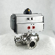 Bstv ISO 5211 Pneumatic Automatic Sanitary 3-Way Ball Valve in China