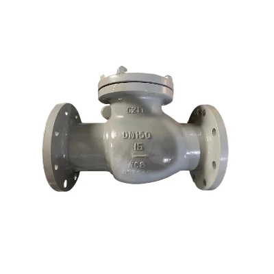 DIN Standard DN150 6" DIN Pn16 A216wcb Flanged RF Swing Type Check Valve Carbon Steel Non Return Valve