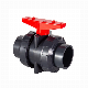 2" PTFE Seat PVC Union Ball Valve for Water Treatment