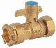  Brass Lockable Ball Valve for Water Meter with a Key Manufacturer From China