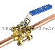  3-Pieces Brass Ball Valve Assembly with Copper Tube