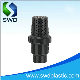 Plastic PVC Ball Foot Valve with Black Color Factory Supply