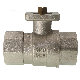  Chinese Factory ISO5211 Full Port Brass Ball Valve with Mounting Pad