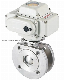  Stainless Steel Industrial Electric Thin Type Flange Wafer Ball Valve