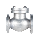  Best Seller DN15 1/2 Inch Stainless Steel Industrial Valve Water Oil Steam Liquid Manual Flange Swing Check Valve