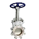 304 / 316L Stainless Steel Manual Hard Sealing Knife Gate Valve Pz73W-16rl DN300