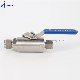  316L Ball Valves Stainless Steel Forged Ball Valve with Dual Ferrules