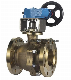  Low Temperature Marine Seawater Ball Valve Bronze C95800 Alloy Flange Ball Valve