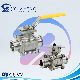  Hygienic PTFE Lined Clamp Sanitary Stainless Steel Floating Ball Valves