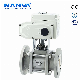  Electric Ceramic Flanged Ball Valve Q941tc-16p Wear-Resistant Lime Slurry Particles Explosion-Proof Lined Stainless Steel