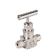  Stainless Steel Double Ferrules Tube Union 10000psi High Pressure Forged Needle Valve