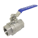  Female Threaded/Flanged Stainless Steel Ball Valve with ISO Locking Device
