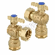  Acs Certification Brass Cw617n Anti-Theft Water Meter Valve