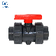 UPVC Double Union Ball Valve in Pn16 by Hzvode