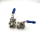  Sanitary Stainless Steel 3PC Ball Valve 3PC Ball Valve