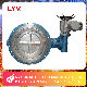 Metal Sealing Triple Offset Wcb CF8 Butterfly Valve with Electric Actuator