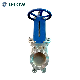 Manufacturer Direct Dn100 4 Inch Cast Steel Flanged Manual Slurry Knife Gate Valve