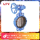  Pn16 EPDM NBR Lining Soft Sealing Control Shut-off Butterfly Valve with Gearbox