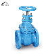 Hand Wheel Cast Ductile Iron Flange Non Rising Stem Metal Seated BS3464 Stainless Steel Stem Gate Valve