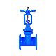 Ductile Iron Soft Seal Cast Iron Flange Type Sluice Gate Valve