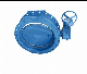  Cast Iron Pn16 DN40 Water Resilient Seated Gate Flanged Butterfly Valve