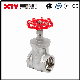  Stainless Steel NPT/BSPT/BSPP Non Rising Thread Water Gate Valve