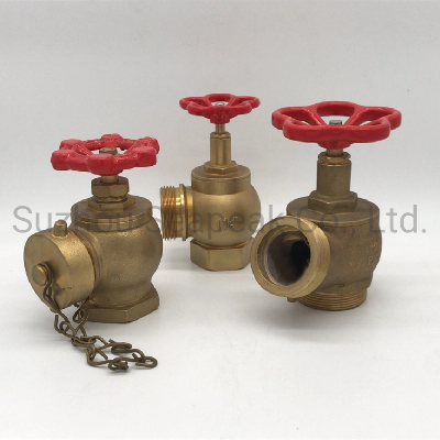 1.5" Brass Landing Valve with 90deg. C Angle