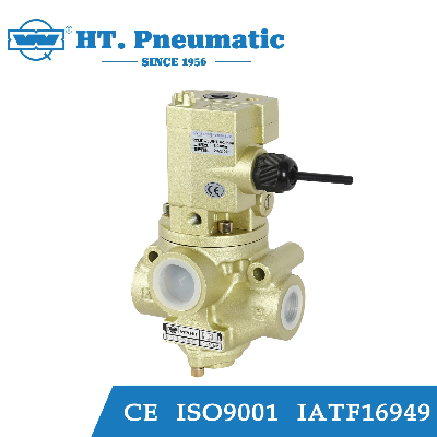 5%off China Supplier High Flow Rate Directional Control Headline Valve K23jd-15wht Inline Mounted Poppet Valves Dia G1/2" Huatong Pneumatic Valve