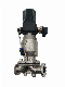  Stainless Steel Food Grade Pneumatic Tri Clamp Straight Diaphragm Valve with Positioning