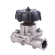  Sanitary Stainless Steel SS316 Manual Straight Type Tri Clamp Diaphragm Valve