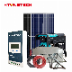 Htonetech Complete off Grid Solar System Manufacturing China 10kw 15kw 20kw 325W-Solar-Panel Mono Trailer Diesel Generator on-Grid Solar Hybrid Systems Growatt