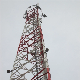 Angular 3leg Galvanized Steel Mobile Antenna Tower with MW Brackets