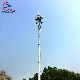 Q235 Q345 Hot DIP Galvanized GSM Octagonal Steel Telecom Mobile Tower Communication Tower with Lamp