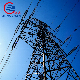 Certificated Galvanized Q345 33kv Transmission Line Double Circuit Steel Tower