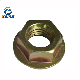 Carbon Steel /Color Zinc Plated Hex Flange Nuts (DIN6923)