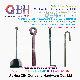  Qbh Customized Carbon Steel Plain Black Yellow Blue Zinc Nickle Plated HDG Hot DIP Galvanizing Dacromet Geomet Eye Bolt/J Bolt/L Type Anchor Foundation Bolt