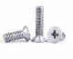 Customized Stainless Steel Cross Recessed Countersunk Head Screws DIN965